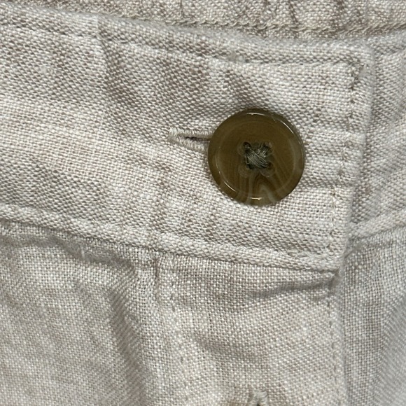 Lands' End 26W Linen Skirt Business Casual Workwear Classic Summer Resort pocket - Picture 7 of 11